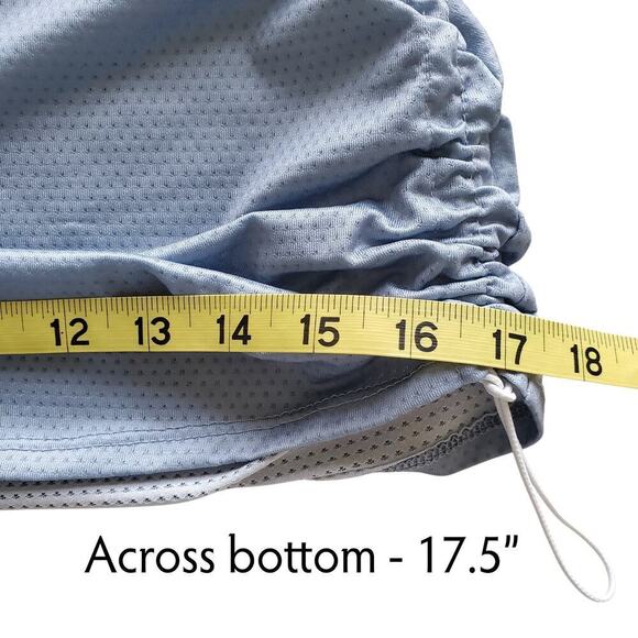 Lucky In Love Tennis Ruched Drawstring Ventilated Fabric Loose Fit Blue Size S - Picture 12 of 13